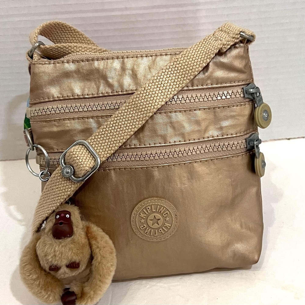 Kipling Gold Crossbody Bag